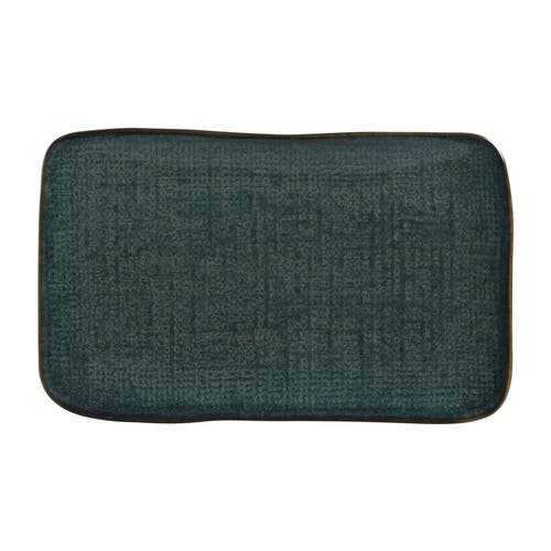 Porto Brasil Rectangular Platter Juta Medium Set Of 4 In Green