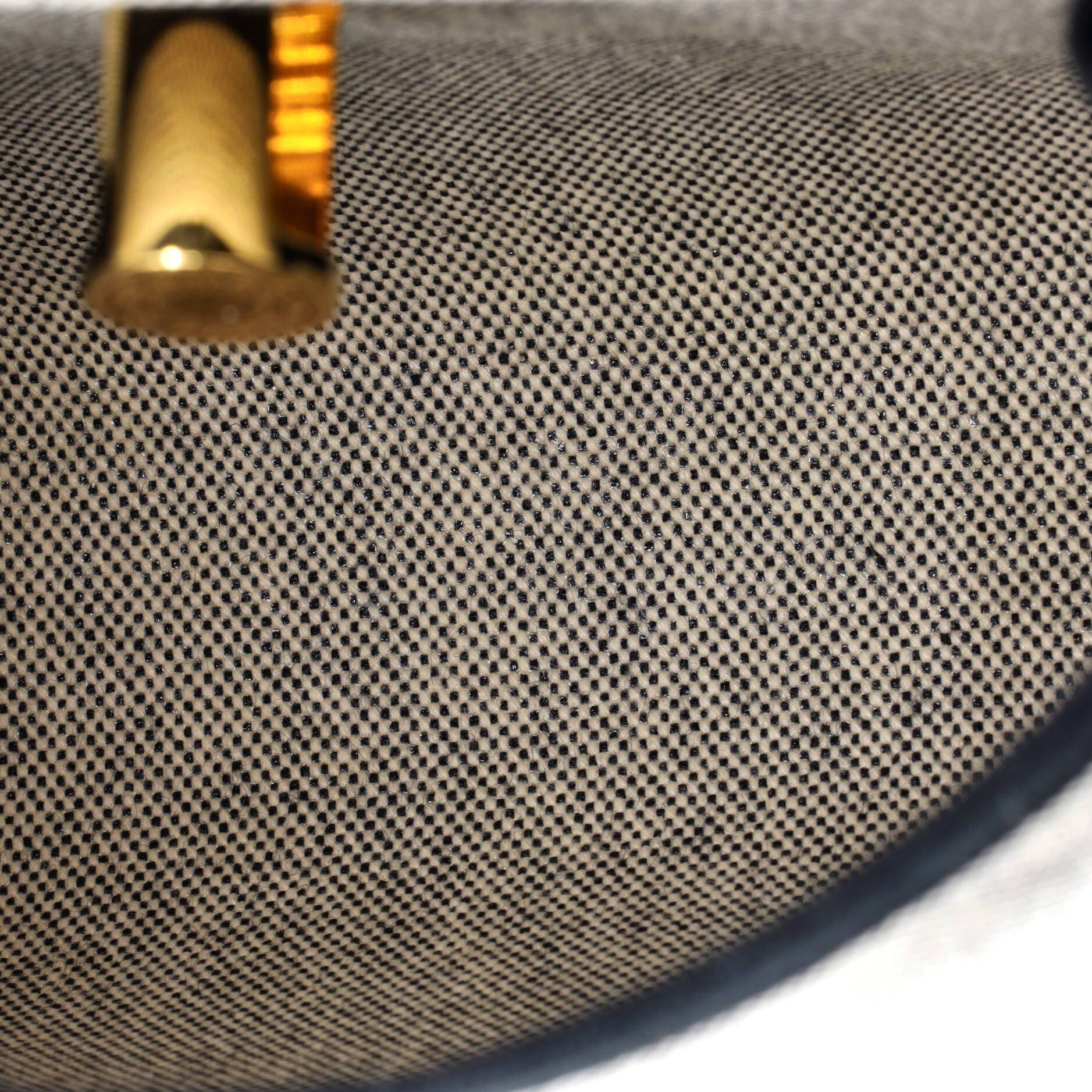 Pre-Owned Hermes Herbag Zip Toile and Leather 20, Alternate, color, Noir