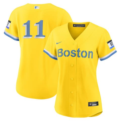 Women's Nike Rafael Devers Gold Boston Red Sox City Connect Replica Player Jersey