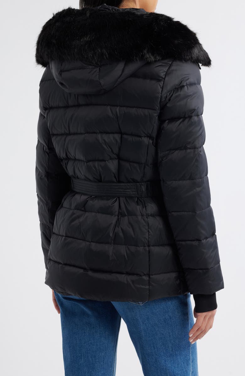 Michael Kors Belted Puffer Jacket, Alternate, color, 
