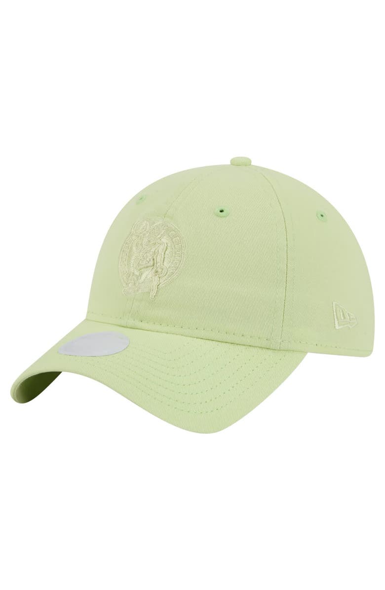 New Era Women's New Era Light Green Boston Celtics Colorpack 9TWENTY Adjustable Hat, Main, color, Light Green