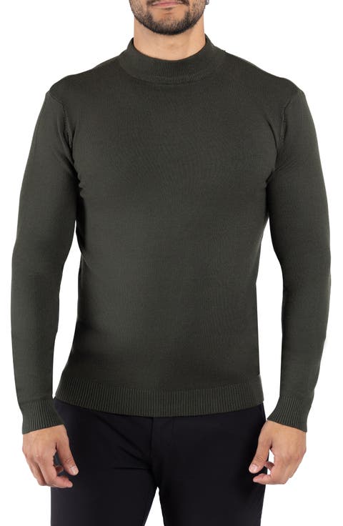 Core Mock Neck Knit Sweater