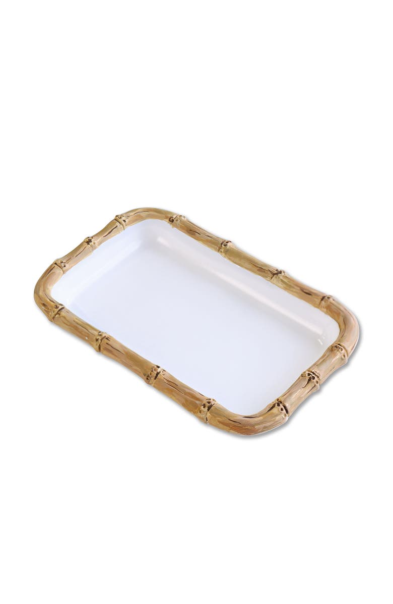 BEATRIZ BALL Collection VIDA Cane Guest Towel Holder, Main, color, White