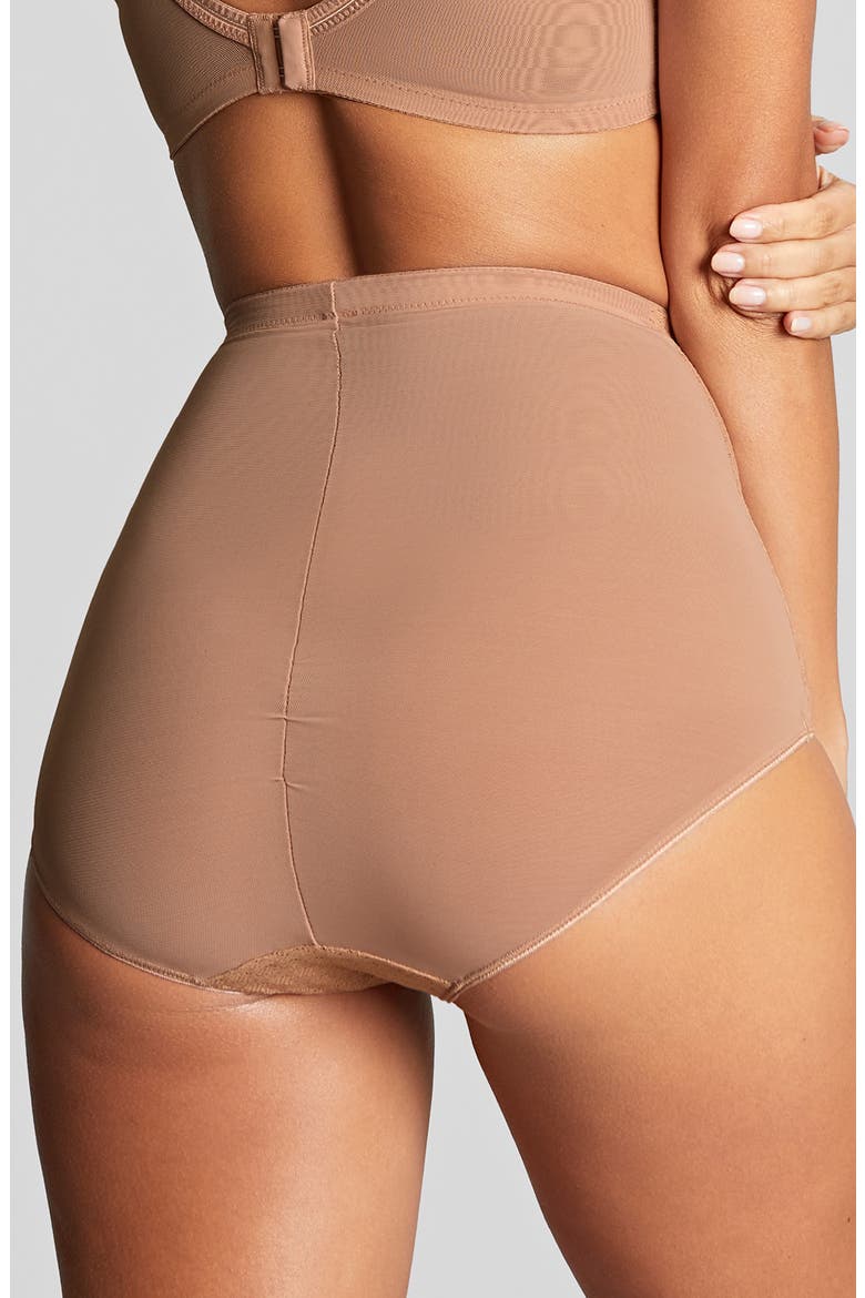 Envy High Waist Shaping Briefs, Alternate, color, HONEY