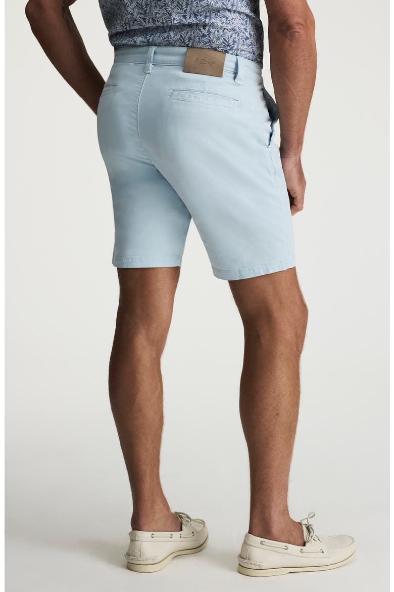Arizona Slim Fit Flat Front Chino Shorts, Alternate, color, BREEZE TWILL