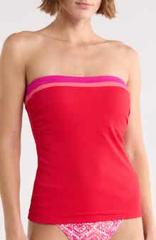 Tommy Bahama Island Cays Colorblock Bandini Swim Top