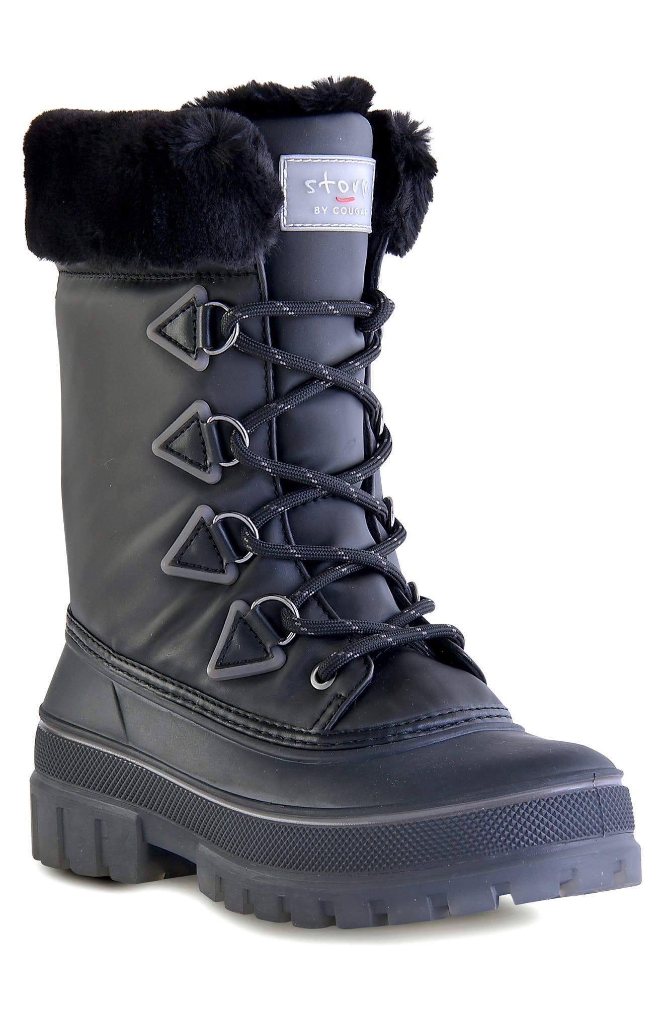 Cougar Footwear Grange Faux Fur Cuffed Boot, Main, color, 