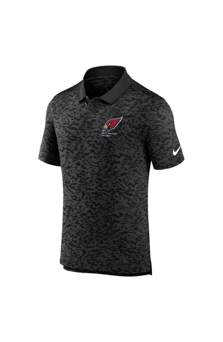Nike Men's Nike Black Arizona Cardinals Pique Fashion Performance Polo, Alternate, color, Black