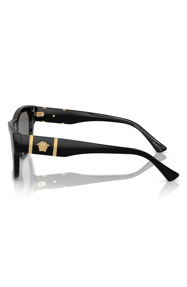 Versace 67mm Polarized Oversize Square Sunglasses, Alternate, color, 