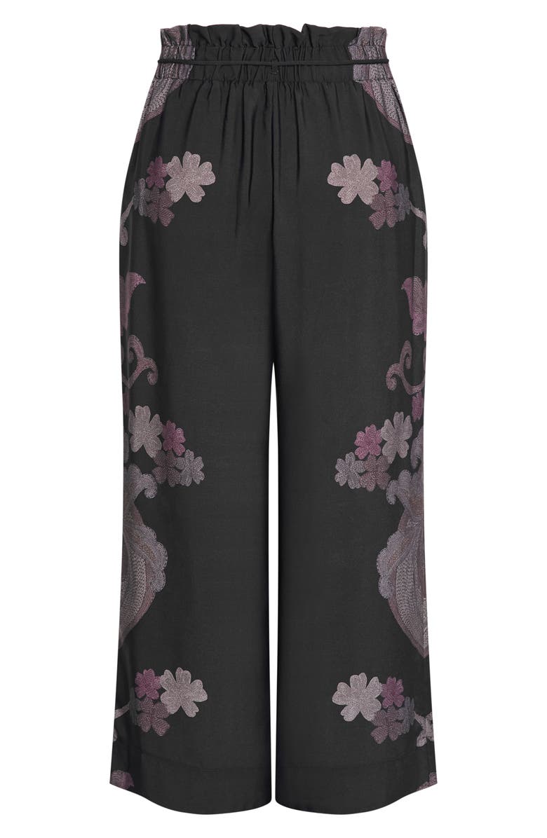 City Chic Eternal Paperbag Waist Wide Leg Pants, Alternate, color, Eternal Love