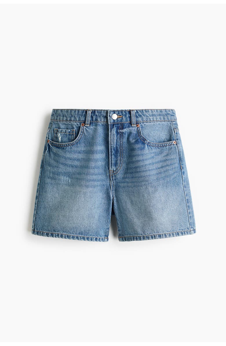 H&M Denim Shorts, Alternate, color, Denim Blue
