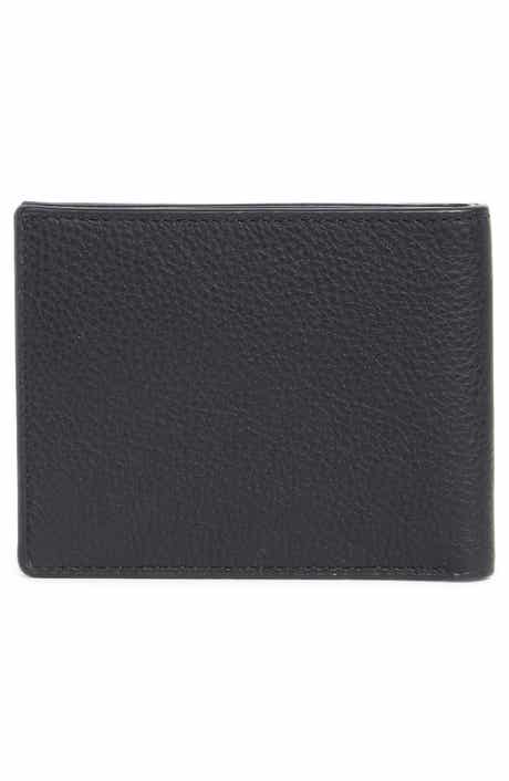Simple Pebbled Leather Bifold Wallet
