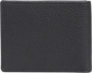 Vince Simple Pebbled Leather Bifold Wallet
