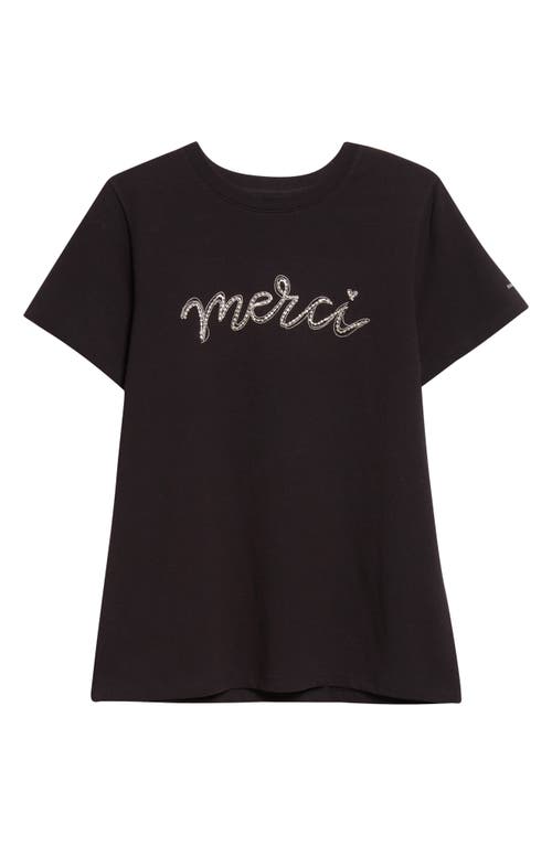 Cinq À Sept Cinq A Sept Merci Chain Tee In Black