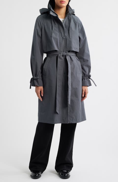 Cotton Blend Trench Coat