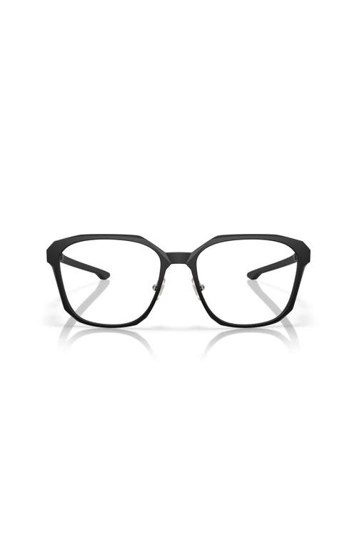 Oakley 57mm Square Optical Glasses In Black