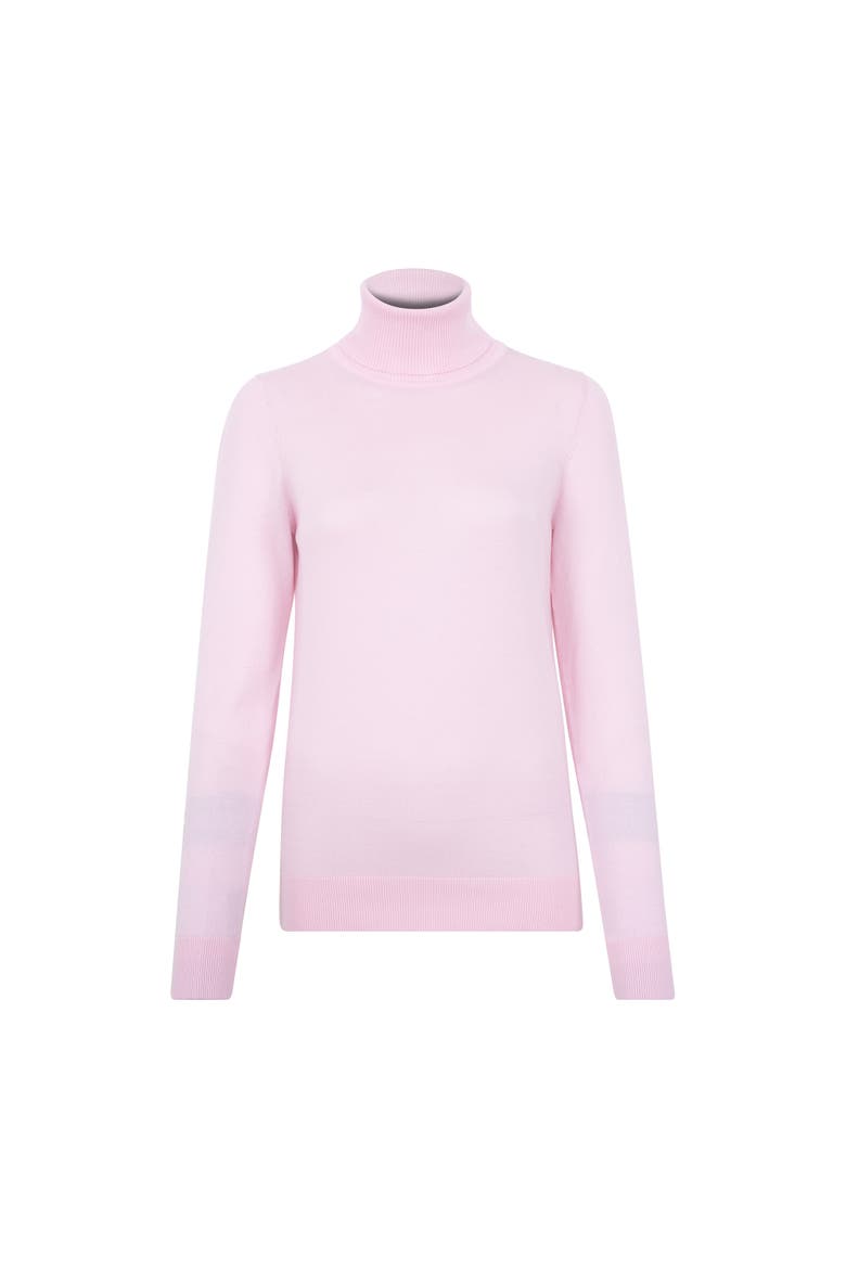 Cotton Roll Neck Long Sleeve Sweater, Alternate, color, Softpink