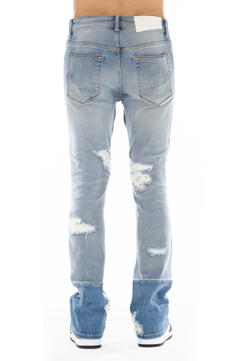 HVMAN Mars Ripped Bootcut Jeans, Alternate, color, Scars