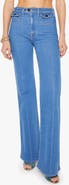 MOTHER The Pocketbook Hustler Roller Patch Pocket Flare Leg Jeans