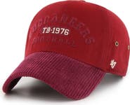 '47 Men's '47 Red Tampa Bay Buccaneers Ridgeway Clean Up Adjustable Hat