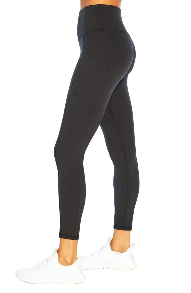 MARIKA Eclipse Ankle Leggings, Alternate, color, Black
