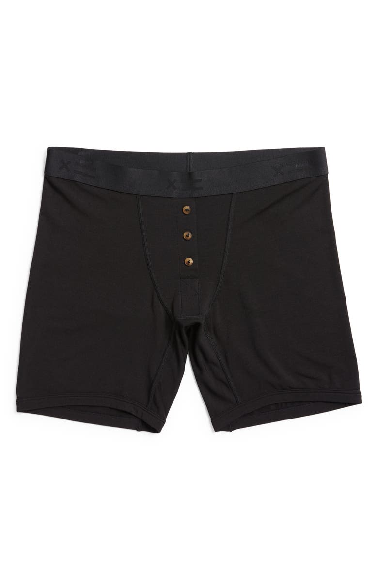 TomboyX 6-Inch Modal Boxer Briefs, Alternate, color, Black X