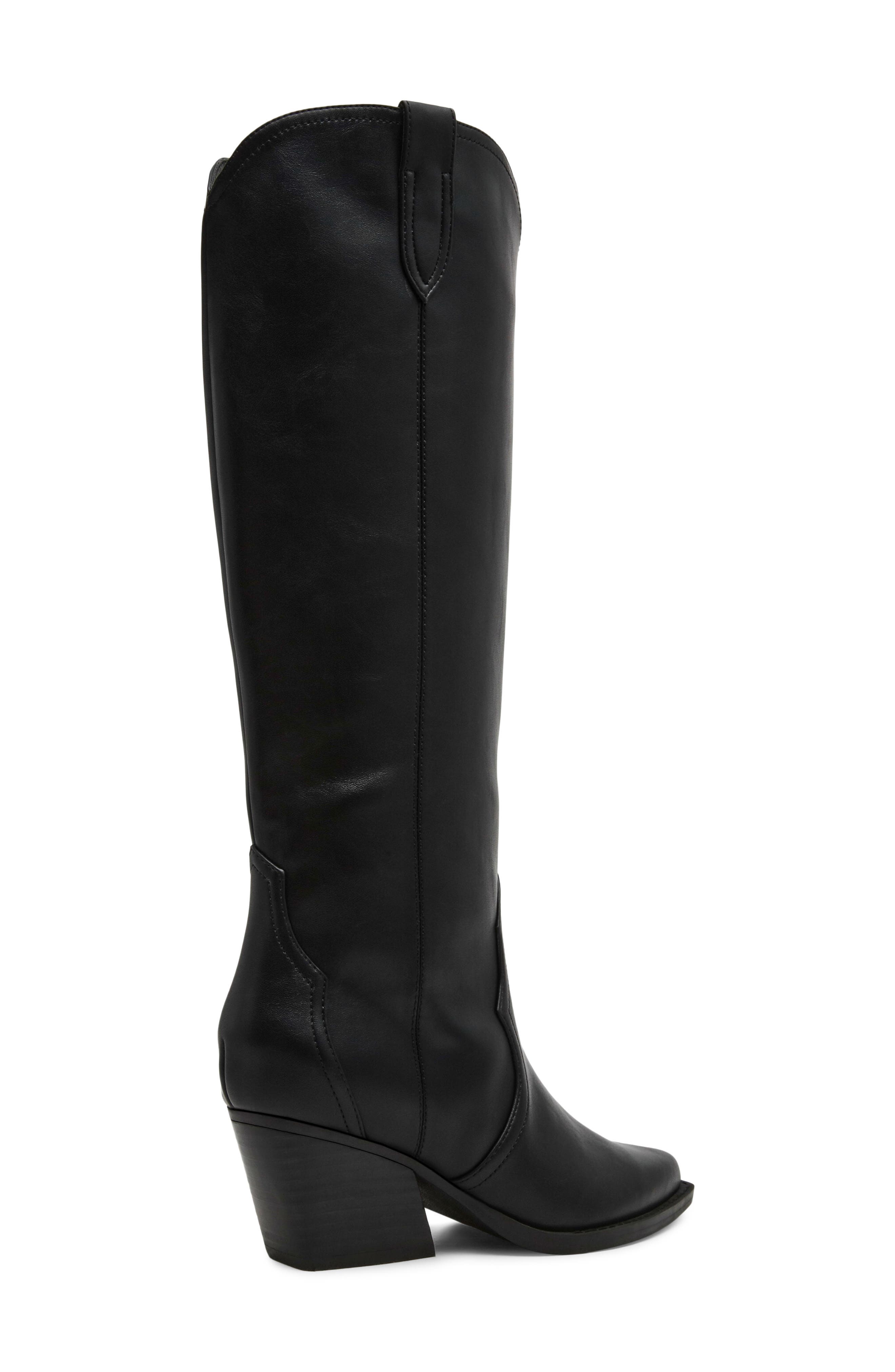 Anney Western Boot, Alternate, color, BLACK