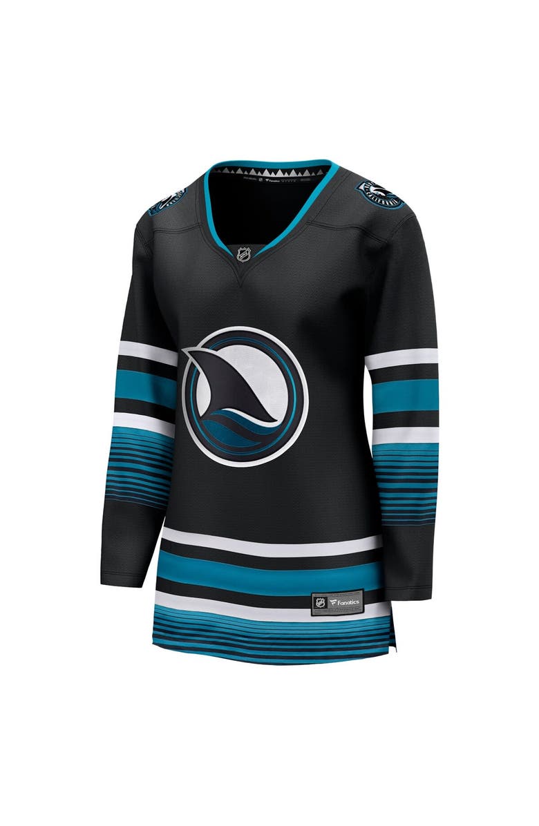 FANATICS Women's Fanatics Branded Black San Jose Sharks Alternate Premier Breakaway Jersey, Alternate, color,