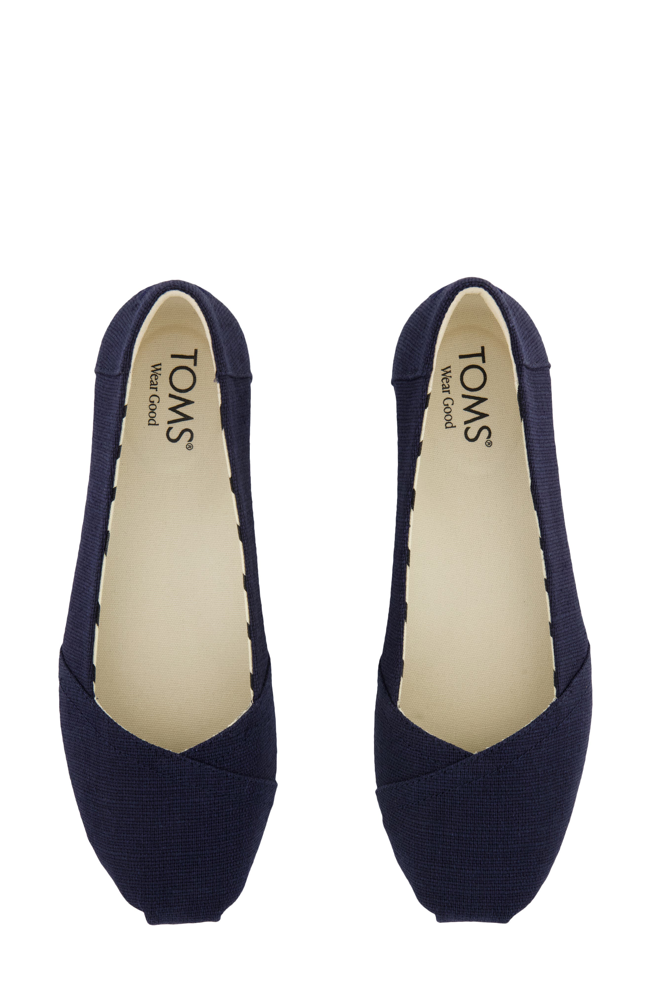 Alpargata Ballet Flat, Alternate, color, NAVY