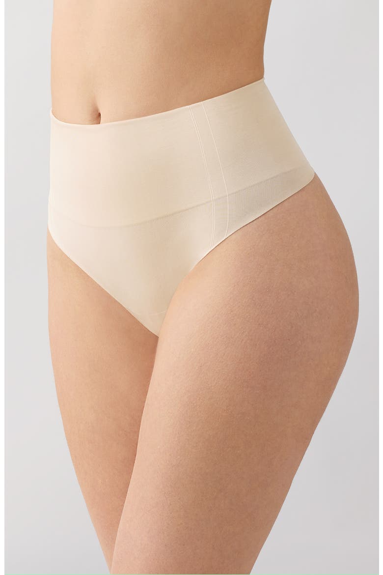 Smooth Series™ Shaping Thong, Alternate, color, SAND