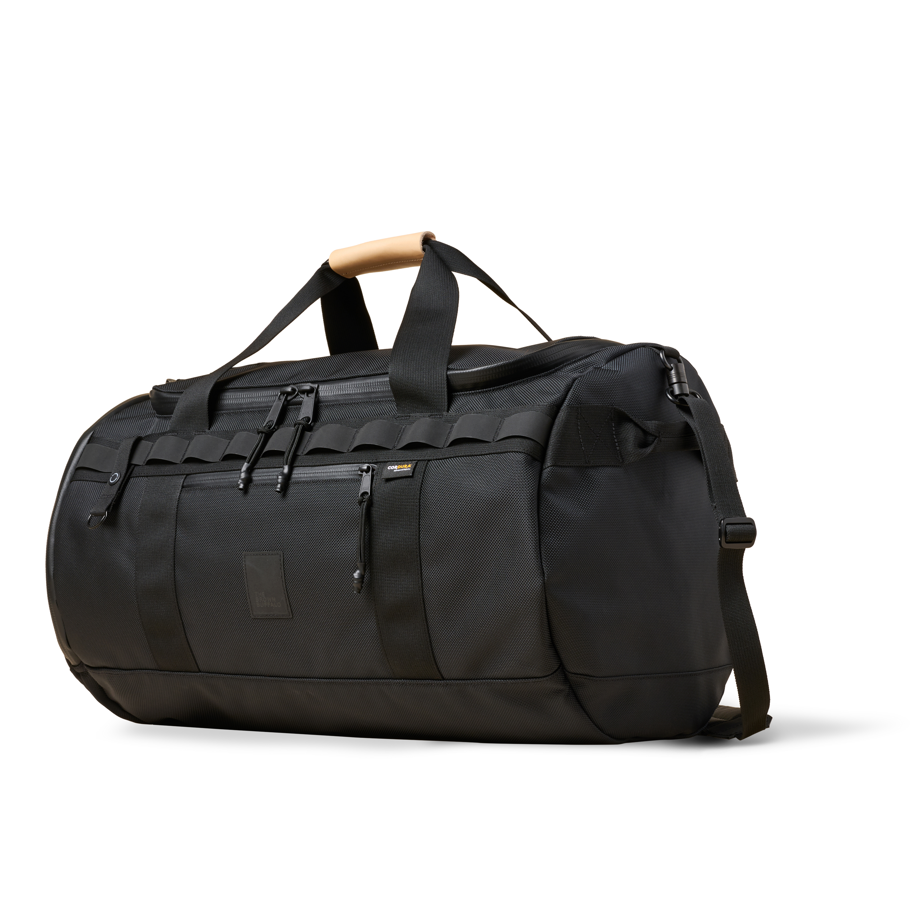 The Brown Buffalo Duffalo Duffle Bag, Alternate, color, Black-Grid