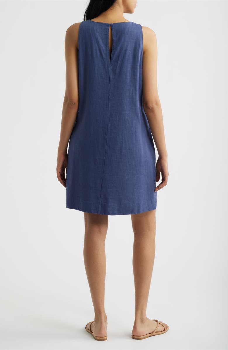 CeCe Sleeveless A-Line Dress, Alternate, color, Indigo