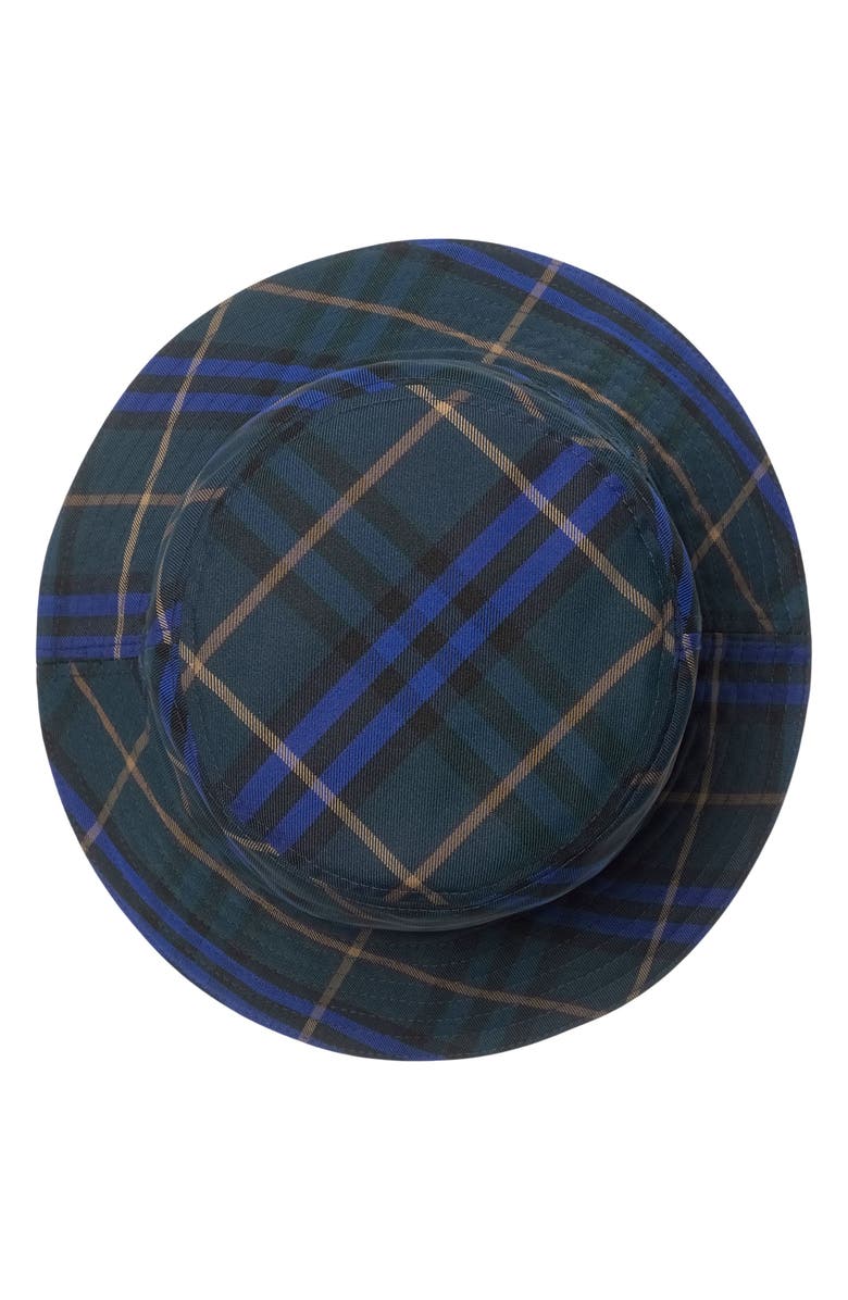 Burberry EKD Check Twill Bucket Hat, Alternate, color, 
