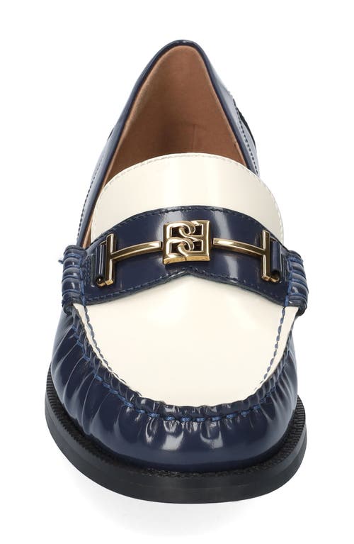 Bibi Lou Zagreb Leather Loafers In Blue