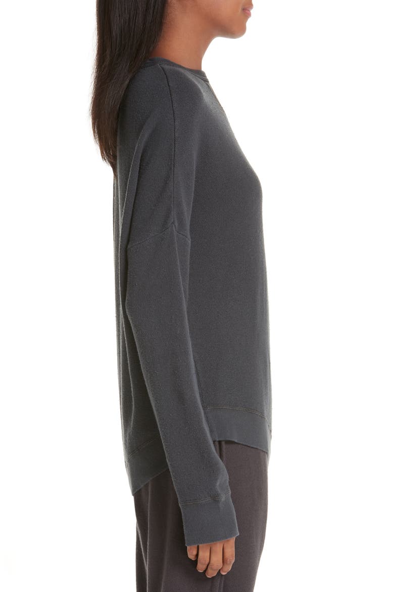 Distorted Sweatshirt, Alternate, color, VINTAGE BLACK