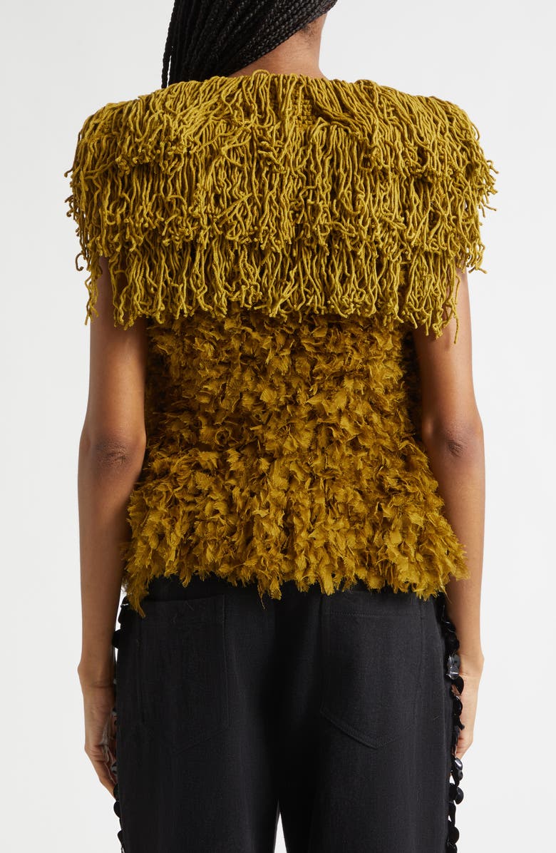 Diotima Bambola Mixed Media Top, Alternate, color, Cumin