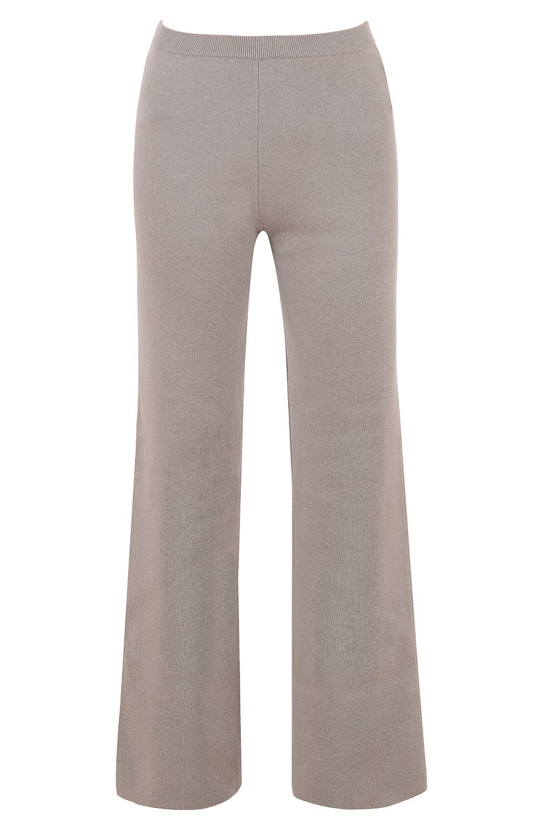 HOUSE OF CB Hunter Cotton & Cashmere Blend Pants, Alternate, color, Grey