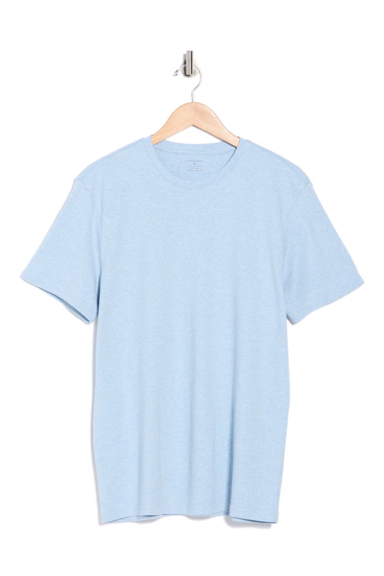 Interlock T-Shirt, Alternate, color, BLUE SKYWAY HEATHER