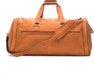 DAVID KING AND CO Extra Large Multi Pocket Leather Duffle Bag
