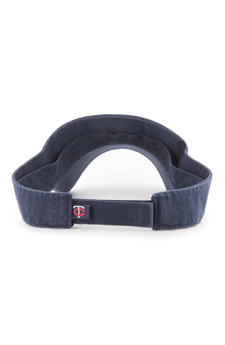 '47 Men's '47 Navy Minnesota Twins Clean Up Logo Visor, Alternate, color,