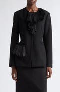 HEIRLOME Matilde Virgin Wool Blend Fringe Jacket