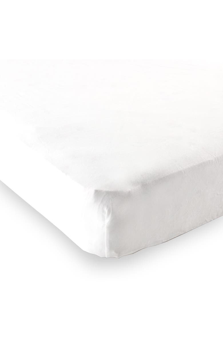 Luvable Friends Universal Snug Playard Bedding, Main, color, White