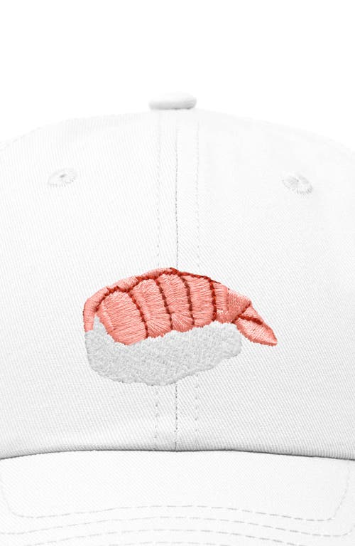 DALIX DALIX SHRIMP SUSHI EMBROIDERED DAD CAP 
