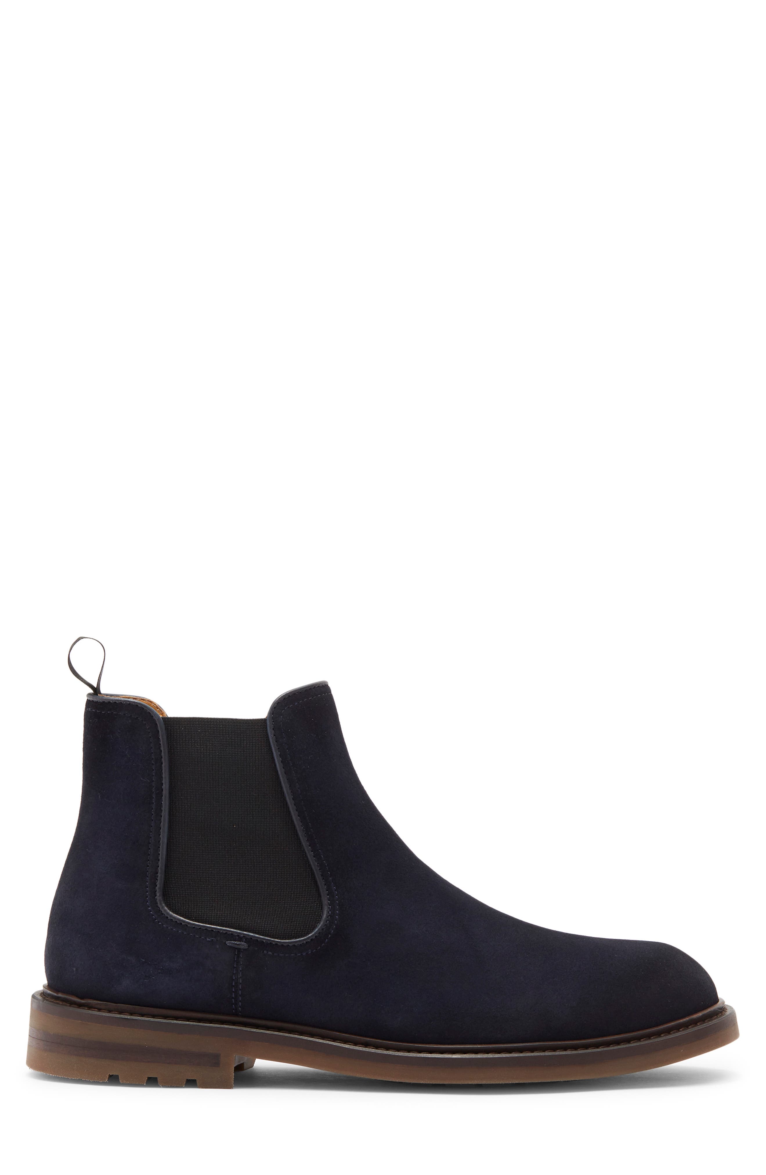 Magnanni Marton Chelsea Boot, Alternate, color, Navy