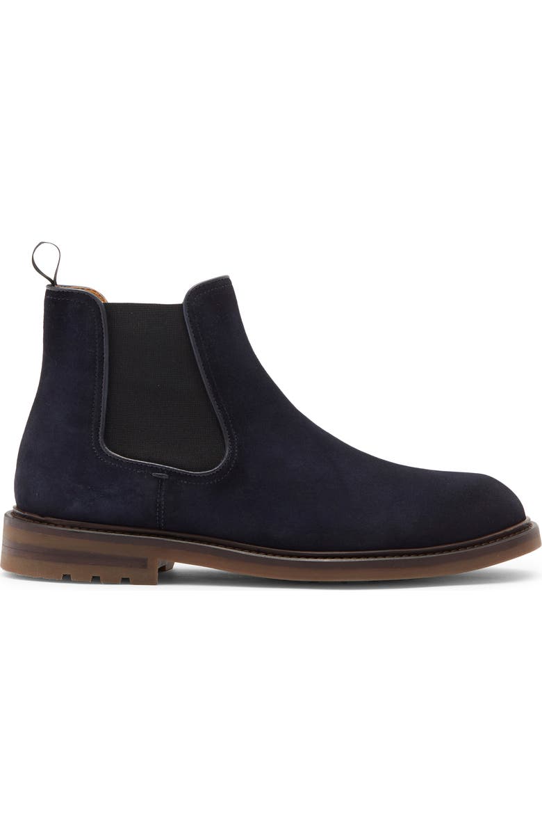 Magnanni Marton Chelsea Boot, Alternate, color, Navy