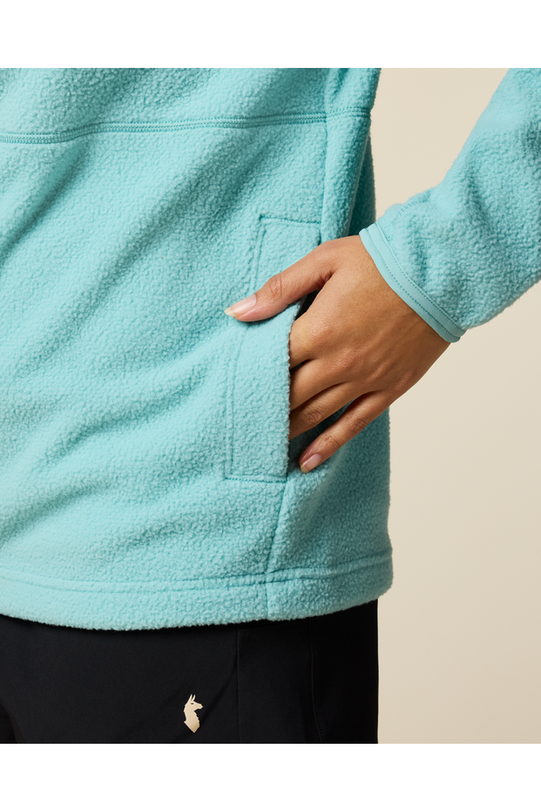 Abrazo Fleece Half-Zip Jacket - Women's, Alternate, color, Malachite and Tide Pool
