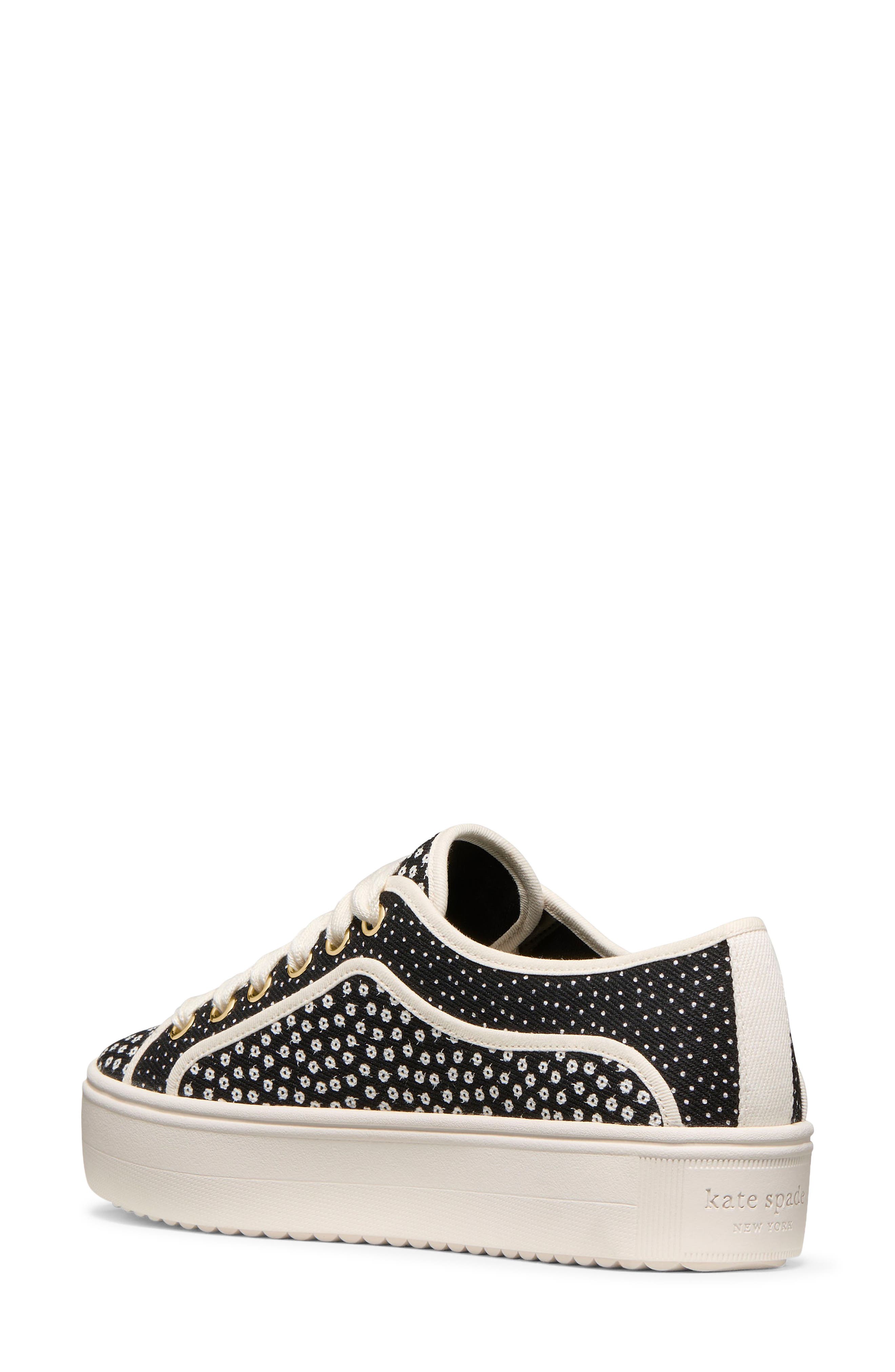 floral platform sneaker, Alternate, color, BLACK MULTI.