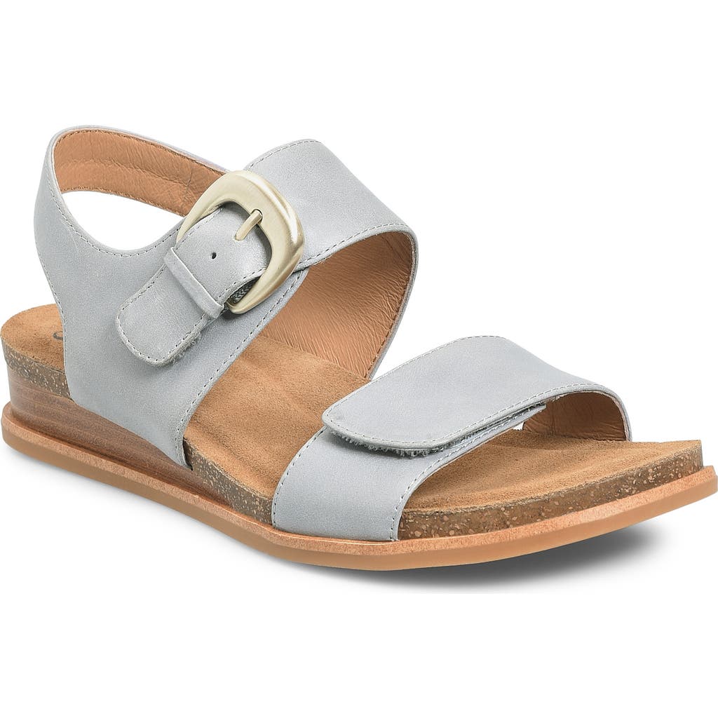 Söfft Peggie Wedge Sandal In Blue