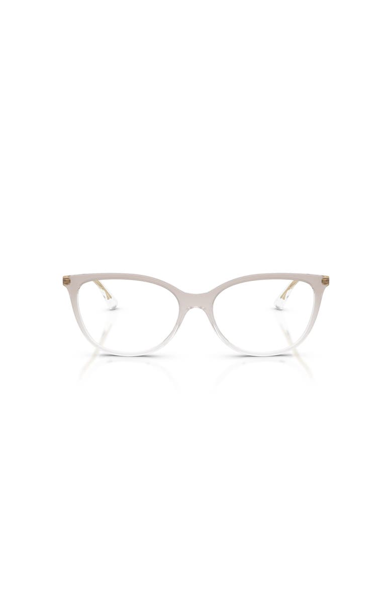 Vogue Eyewear 52mm Oval optical glasses, Alternate, color, Brown