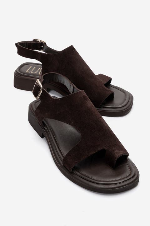 Burley Leather Slingback Sandal
